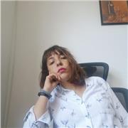 Profesora de historia imparte clases de historia. Todas las edades